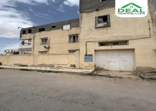 rez de chaussée À Vendre à SOUSSE - Villa RDC avec un garage à M'saken - Immobiliere.tn
