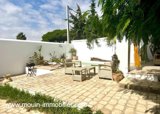 villa À Vendre à NABEUL - VILLA RITTA Hammamet Craxi AV1570 - Immobiliere.tn