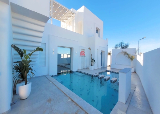 villa avec piscine à Houmt Souk