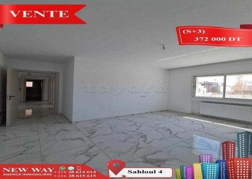 (S+3) Directe Promoteur à Sahloul 4