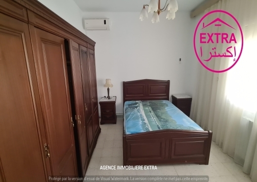 A Louer Etage Villa Meublé a Nabeul