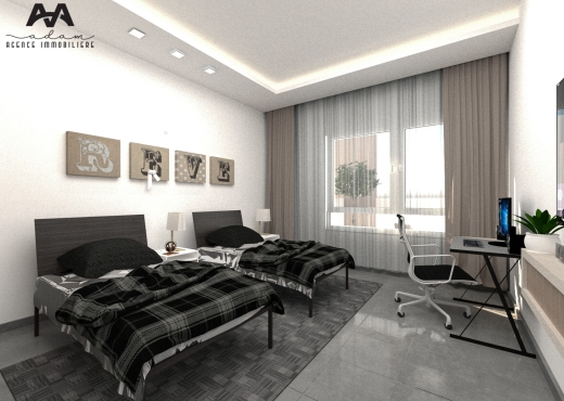 appartement S+1 de 66m² à Mrezga