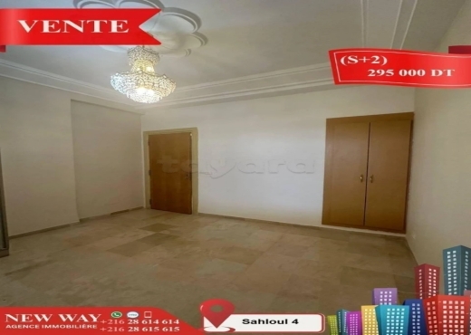 (S+2) à Sahloul 4, avec Place de Parking