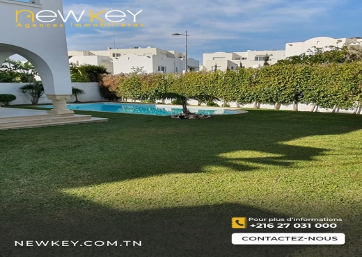 A louer Villa S+3 avec piscine