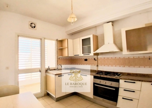 À louer un bel appartement s+2 meublé à la Route