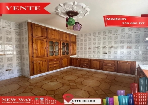 Maison indépendante (S+4) à Cité Riadh
