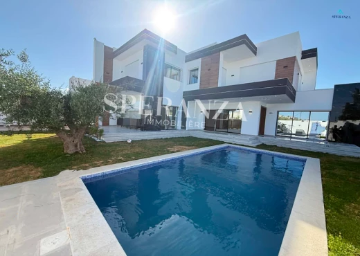 villa À Louer à NABEUL - Vente Villa el Gamar S+4 - Immobiliere.tn - Photo 9