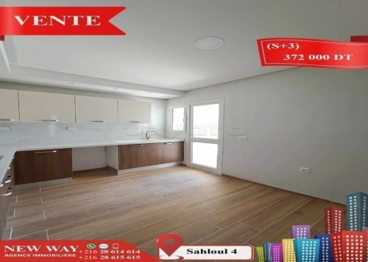 (S+3) Directe Promoteur à Sahloul 4