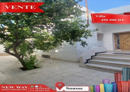 Villa de Plain Pied à Sousse