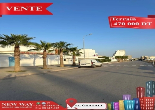 Terrain Fait l'angle à Bouhsina, Prés de l'école F