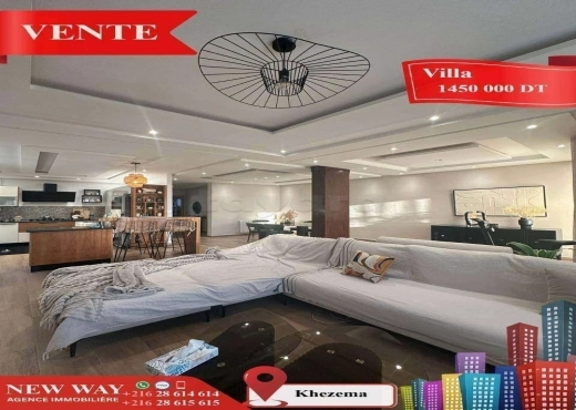 Villa à Khezema ouest  dans un quartier résidentil