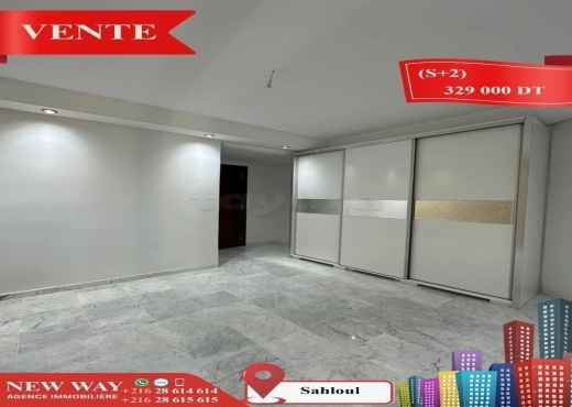 (S+2) à Sahloul avec Place de Parking