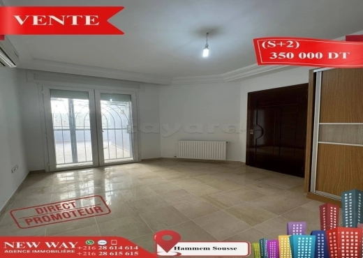 (S+2) Direct Promoteur à Hammem Sousse, Prés de la