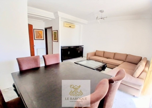 À louer un bel appartement s+2 meublé à la Route