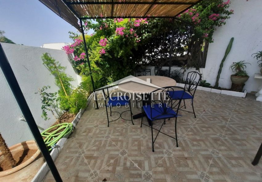 Villa S+3 meublée à La Marsa MVL0694