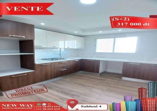 (S+2) Directe Promoteur à Sahloul 4
