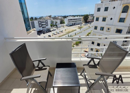 Appartement À Louer à NABEUL - Appartement S+3 Meublé à Mrezga - Immobiliere.tn