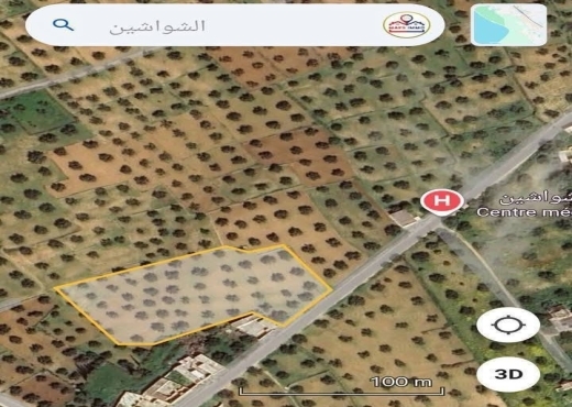 À vendre – Terrain agricole exceptionnel à Moknine