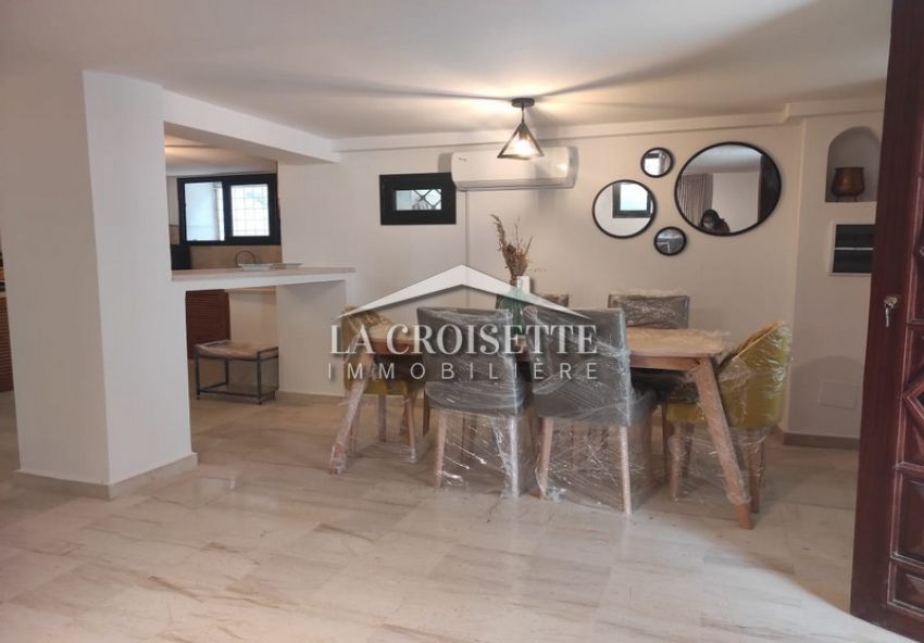 S+2 Meublé Avec Jardins à La Marsa ZRCL0162