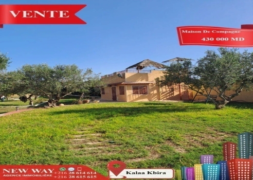 Maison de Campagne à Kalâa Kebira