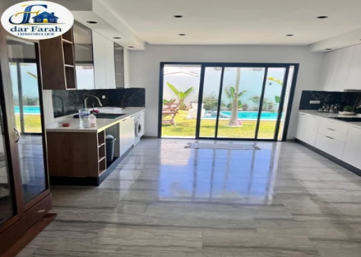 villa À Louer à NABEUL - Villa Ribat - Immobiliere.tn - Photo 4