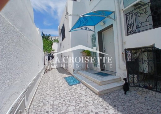 rez de chaussée À Louer à TUNIS - s3 meublé à La Marsa ZRCL0318 - Immobiliere.tn