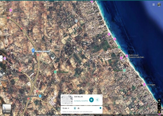 terrain À Vendre à SOUSSE - A Vendre Terrain à Chatt Mariem - Immobiliere.tn