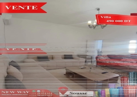 Villa de Plain Pied à Sousse