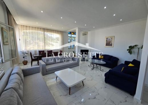 Etage de villa meublé s+2