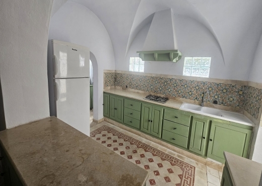 À louer à l’année à hammamet nord  une villa S+2