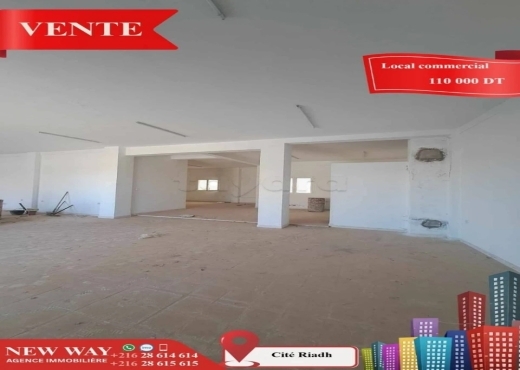 Local Commercial à Cité Riadh