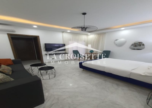 Appartement À Louer à TUNIS - s0 meublé aux Jardins de Carthage - Immobiliere.tn