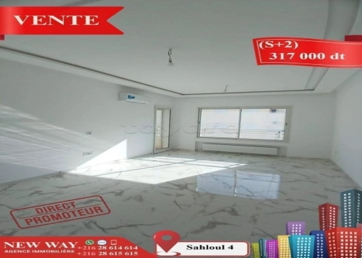 (S+2) Directe Promoteur à Sahloul 4