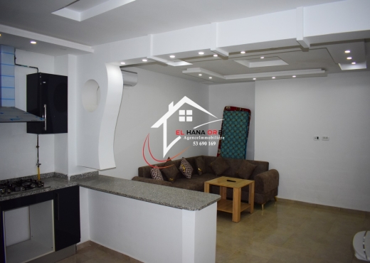 à l’année appartement s+2 à hiboun