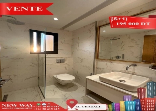 A Vendre S+1 Neuf à BOUHSINA EL GHAZALI