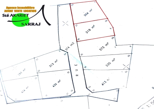 A Vendre Terrain a Akouda