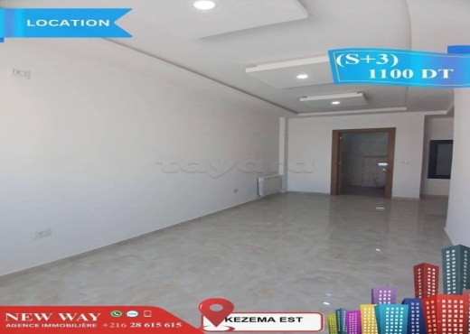 (S+3) Jamais Habité à Khezema EST