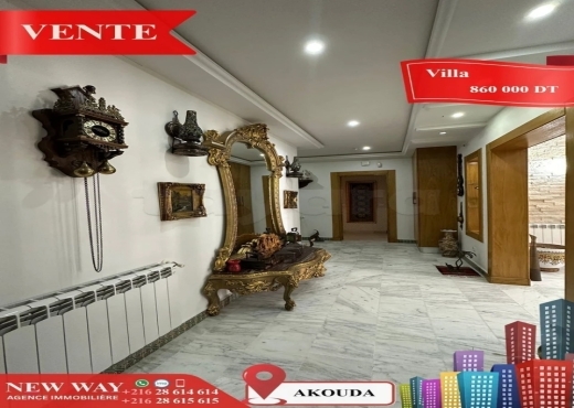 Villa de Plain Pied à Akouda