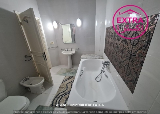 LOCATION ANNUELLE ETAGE VILLA LIDO DAR CHABENE