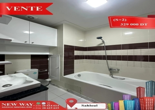 (S+2) à Sahloul avec Place de Parking
