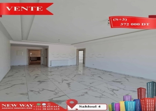 (S+3) Directe Promoteur à Sahloul 4