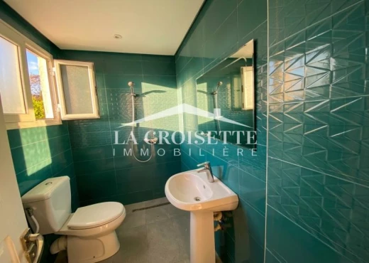 rez de chaussée À Louer à TUNIS - s+3 avec piscine à La Marsa - Immobiliere.tn - Photo 9