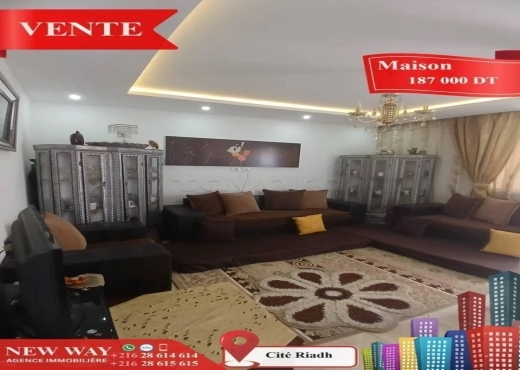 Maison à Cité Riadh , Proche de toutes Commodités