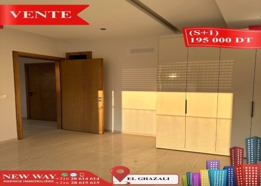 A Vendre S+1 Neuf à BOUHSINA EL GHAZALI
