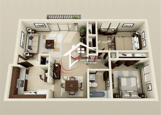 des appartements s+1 /s+2 /s+3