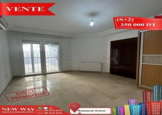(S+2) Direct Promoteur à Hammam Sousse