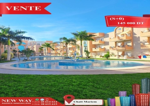 Appartement À Vendre à SOUSSE - (S +0) avec meubles à Chatt Mariem, Prés de la mer - Immobiliere.tn - Photo 3