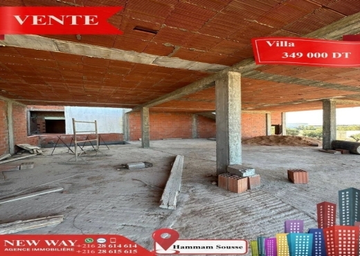 Villa inachevée à Hammam Sousse