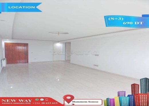 (S+3) à Hammem Sousse Prés Mosqué El Sahaba