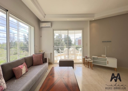 À louer Étage de Villa S+3 Meublé